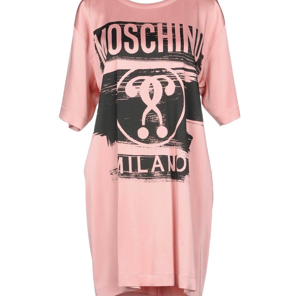 Moschino Milano logo dress
